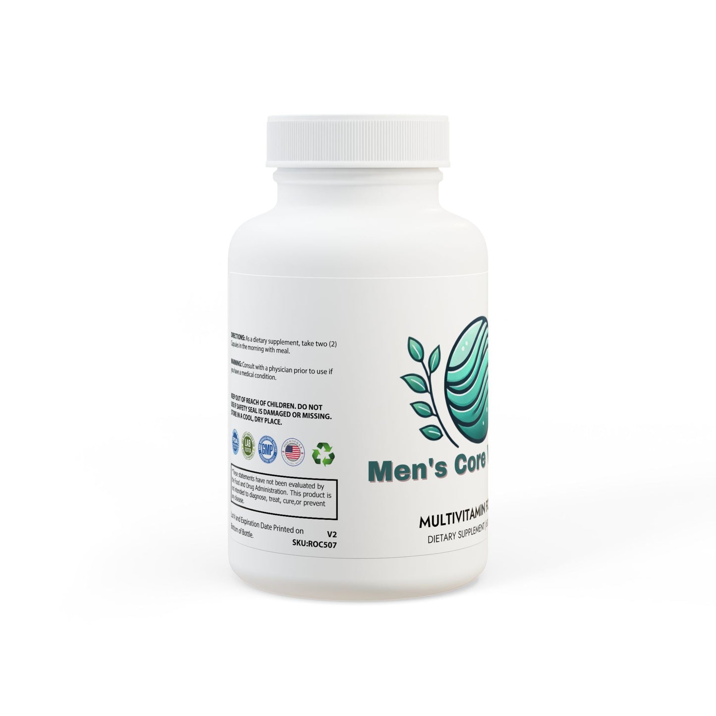 Men's Core Vitality Multivitamin for Men Supplement (60 Capsules)